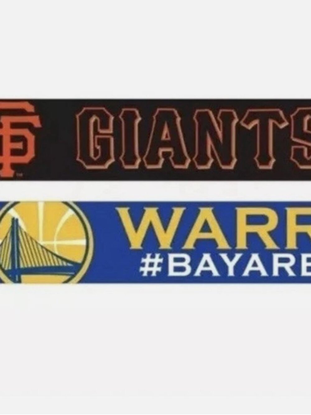 New SF Giants SGA Golden State Warriors Bay Area Unite Reversible Scarf